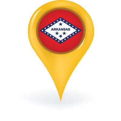Arkansas Map Pin