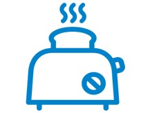 Toaster Icon for Continental Breakfast